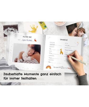 Baby Album My First Year | Baby Memory Book for Newborn Moments | Perfect Gift for Boys & Girls | Boho Style Baby Book - Buy Online on GoSupps.com