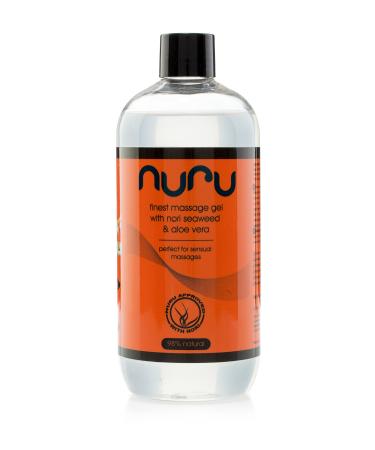 Nuru MassageGegel (500 ml)-Body-to-body massage gel for sensual massages can be easily washed with Nori Algae pH-neutral free of animal experiments - Buy Online on GoSupps.com
