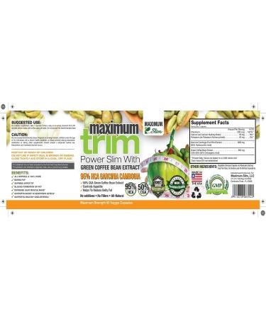 Maximum Trim Premium Garcinia Cambogia & Fat/Carb Blocker Combo Pack - 95% HCA Supplements for Weight Loss, Appetite Reduction & Fat/Sugar Blocking - Buy Online on GoSupps.com