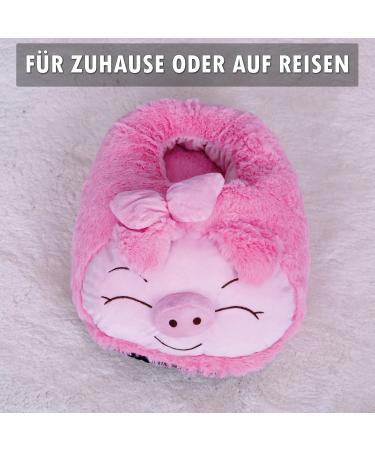 Plush Electric-Free Foot Warmer (Pig) | Cuddly Fluffy Foot Muff for Warm Feet | One Size Heat Pad - Buy Online on GoSupps.com