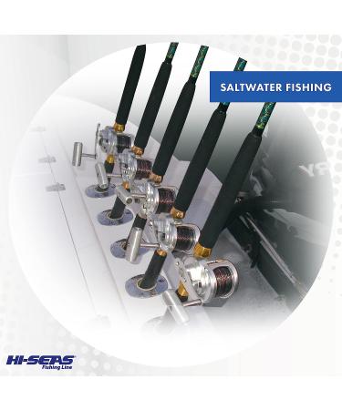 HI-SEAS Quattro Monofilament Fishing Line 12 lb Test 1000 Yd - Low-Vis 4 Color Camo | Saltwater Main Line for Strong & Durable Performance - Buy Online on GoSupps.com