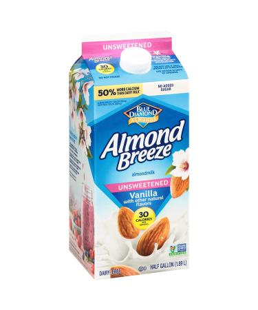 Almond Breeze Blue Diamond Vanilla Almond Milk 64oz - Lactose Free - Buy Online on GoSupps.com