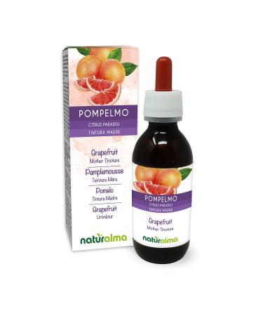 Grapefruit (Citrus paradisi) Seeds Alcohol-Free Mother Tincture Naturalma | Enriched with Vitamin C | Liquid Extract Drops 120 ml | Food Supplement | Vegan Alcohol-free 120 ml (Pack of 1)