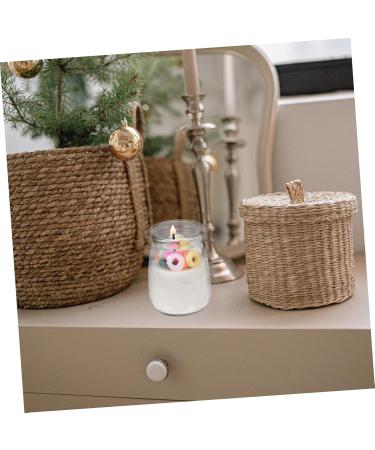 FRCOLOR Exquisite Scented Candle - Aroma Candle Cup Pillar Candle & Wax Melts with Fake Roses | Stylish Home Decor - Buy Online on GoSupps.com