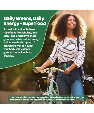 IIEltruiom Organic Blue Spirulina Chlorella Gummies 13-in-1 Super Greens & Superfoods Spirulina 2500mg Enhanced Daily Energy with Sea Moss Chlorophyll GLA Gluten Free 60 Vegan Gummies - Buy Online on GoSupps.com