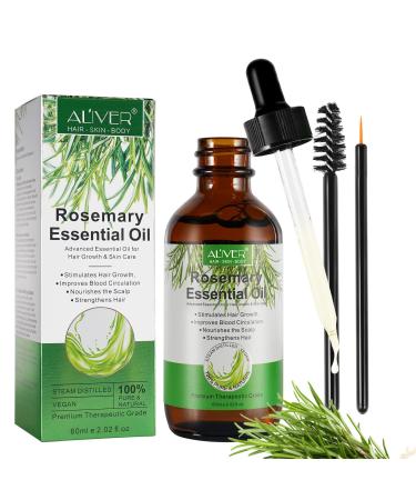 Essential rosemary oil rosemary essential oil for scalp and hair to promote hair growth and skin care 100% natural hair care oil for the treatment of hair loss