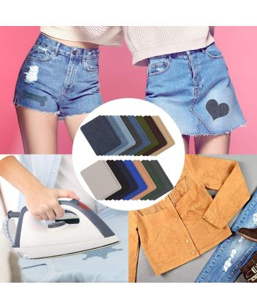 30 Classic Color Iron-On Patches for Clothing Repair - Denim, Canvas, Jacket - 4.9 x 3.7 Inches - Buy Online on GoSupps.com