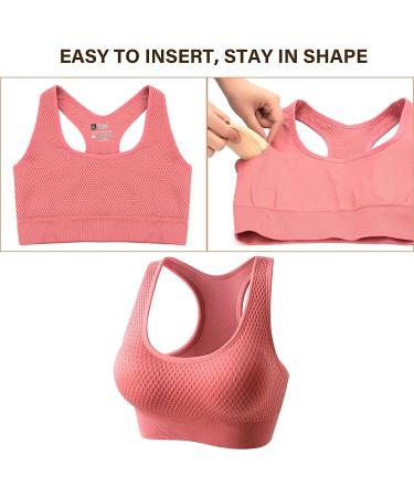 Bra Pads Inserts 3 Pairs - Nimiah Sewn Edges A/B C/D D/E Cup Sizes | Beige Black White Options | Small-Medium Size - Buy Online on GoSupps.com