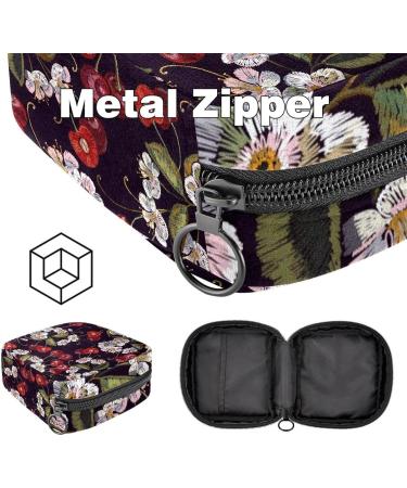 Muoooum Women's Menstrual Artery Zipper Bag - Embroidered Cherry Blossom Tampon Collection Bag for Girls - Color 7 - Buy Online on GoSupps.com