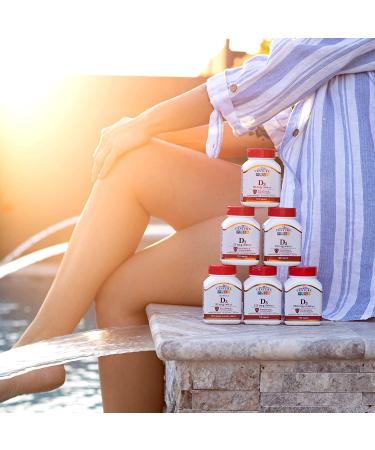 21st Century Vitamin D3 25 mcg (1000 IU) - 300 Tablets for Bone & Immune Health - Buy Online on GoSupps.com