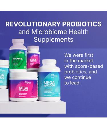 Microbiome Labs MegaPre DF - Dairy-Free Prebiotic Fiber Supplement - Gut Health Prebiotics for Women Men & Kids 3+ - Support Microbial Diversity (180 Capsules) - Buy Online on GoSupps.com
