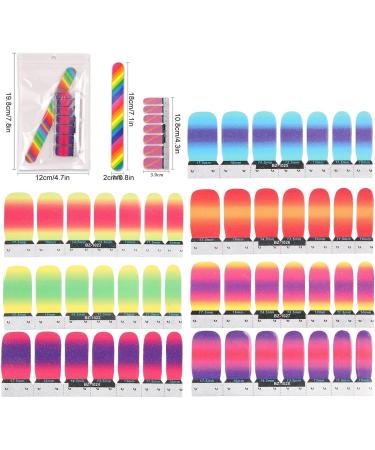 Nail Sticker Nail Strips Easy To Use Shiny Avantgarde Design for Home for Salons - Buy Online on GoSupps.com