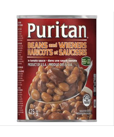 Puritan Beans & Wieners 425g 24 Count 425 g (Pack of 24) Beans & Wieners