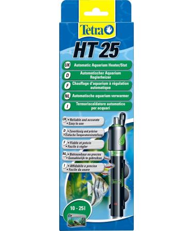 Tetra HT25 Aquarium Heater 25W - Ideal for 10-25L Tanks | Adjustable Temperature Settings & Reliable Power - Buy Online on GoSupps.com