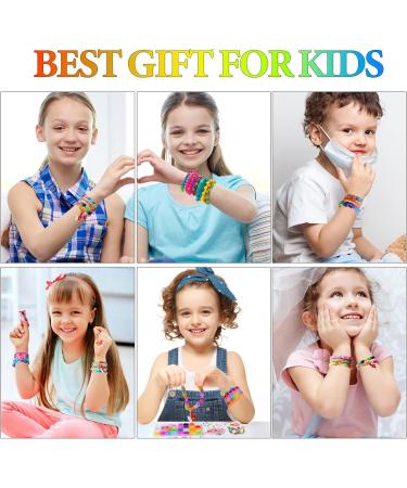 2000+ Rubber Band Bracelet Kit | Loom Bracelet Making Set for Kids | Refill Loom Set with Rubber Bands | Bracelet Making Kit - Buy Online on GoSupps.com