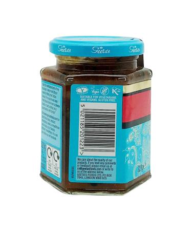 Geeta's Premium Mango Chutney - Authentic Indian Vegan & Vegetarian Chutney | 320g | Natural Ingredients & Aromatic Flavors - Buy Online on GoSupps.com