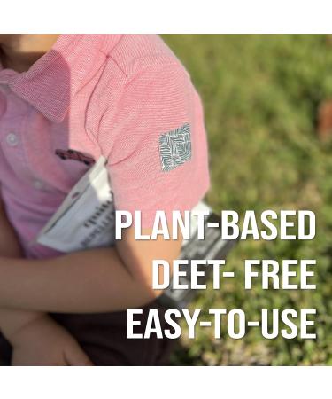 Natural Mosquito Repellent Stickers | Geraniol Bug Patch for Kids & Adults | Safe Insect Repellent Alternative | Citronella Mosquito Patches for Babies - Buy Online on GoSupps.com