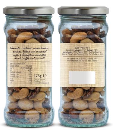 Cambook Baked Truffle Nuts 175g Jar - Premium Quality | Gluten-Free Vegan Black Truffle Almonds with Sea Salt - Buy Online on GoSupps.com