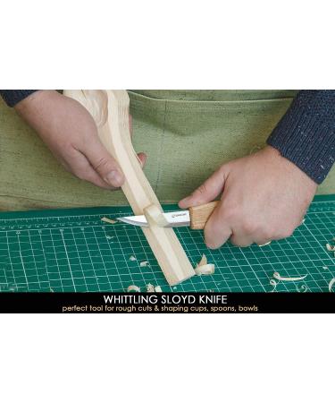 BeaverCraft S13 Spoon Carving Tools Set - 3 Knives in Leather Roll with Strop and Compound - Hook Sloyd & Detail Knife for Right-Handed Carvers - Buy Online on GoSupps.com