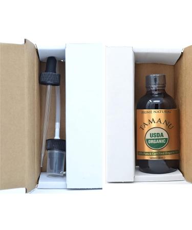 Organic Tamanu Oil - USDA Certified, Cold Pressed, 100% Pure & Unrefined (4oz) - Natural Moisturizer for Face, Hair & Skin Care - Buy Online on GoSupps.com