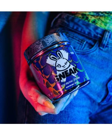 SNEAK Grape Crush Edition Energy Drink | In-Game Focus Boost | Zero Sugar, Low-Calorie & Vegan | 40 Servings, 400g - Buy Online on GoSupps.com
