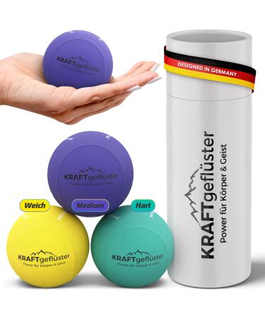 Kraftfl ster 3x anti-stress ball for immediate stress relief stress ball with fresh scents in various strengths-anti stress balls for relaxation of body and mind