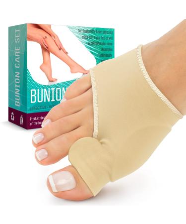 DALIVA Orthopedic Bunion Corrector for Women and Men - Gel Toe Separator Bunion Splint - Big Toe Straightener Hallux Valgus Correction - Toe Brace for Bunion Pain Relief Day Night Support Women 5-7.5  Men 5-7