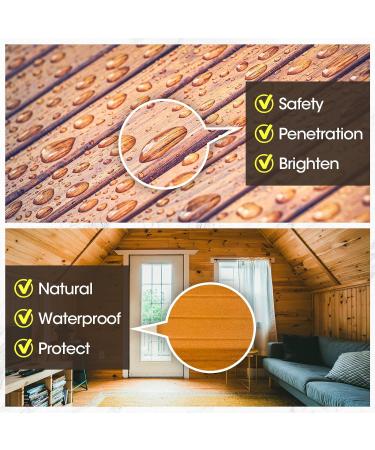 AZEN 16oz Food Grade Mineral Oil for Cutting Boards - Protect & Restore Wood with Brush - Buy Online on GoSupps.com