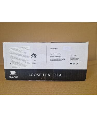  McEntee's Tea McEntee's Irish Breakfast Tea - Catering 1.35 kg - 600 cups - AWARD-WINNING AND BLENDED IN IRELAND. STRONG & CITRUS. A traditional Irish blend of loose-leaf Ceylon and Assam teas. - Buy Online on GoSupps.com