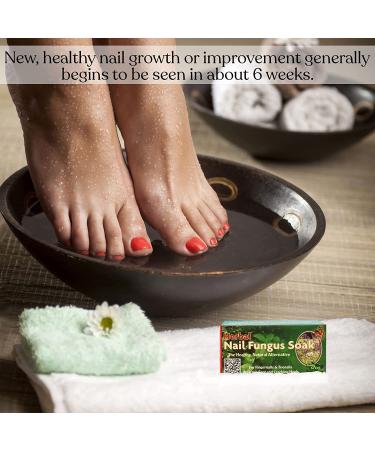 Nail Fungus Soak - Natural Solution for Toenail and Fingernail Issues - Combat Cracked Heels and Athlete's Foot - Hypoallergenic Fungus Remover for Feet and Hands - Buy Online on GoSupps.com