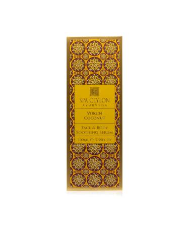 SPA CEYLON Virgin Coconut Face & Body Soothing Serum - 100% Natural Hydrating Silicon-Free Suitable for All Skin Types - International Shipping Available - Buy Online on GoSupps.com