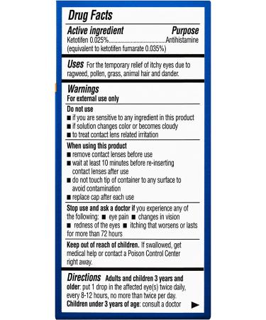 Bausch + Lomb Alaway Children's Antihistamine Eye Drops - 0.17 oz (5mL) - Buy Online on GoSupps.com
