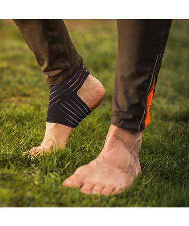 VIEEL Ankle Brace - Elastic Breathable Wrap for Knee Elbow Wrist Hand Support - Beige - Buy Online on GoSupps.com