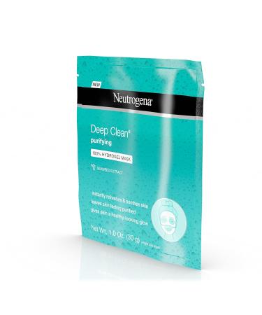 Neutrogena Deep Clean Purifying Hydrating Hydrogel Mask - 12 Pack, 1 Ounce Each - Buy Online on GoSupps.com