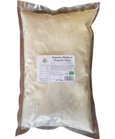 24 Mantra Organic Medium Chapatti Flour 2.5kg - Buy Online on GoSupps.com