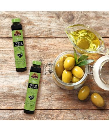 Okay Olive Shine Treatment - 0.6 Ounce - Conditioning & Healthy Shine for All Hair Types - 12 Natural Oils - Buy Online on GoSupps.com