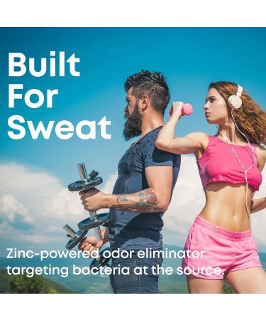 Fitness Deodorant Spray for Men & Women - Aluminum-Free - 24 Hour Ultimate Odor Protection - Sweat Resistant - Air-Powered - Vegan & Plant-Based - Made in USA - Unisex - 3.4oz Travel Size Unisex 3.4 Fl Oz (Pack of 1) - Buy Online on GoSupps.com