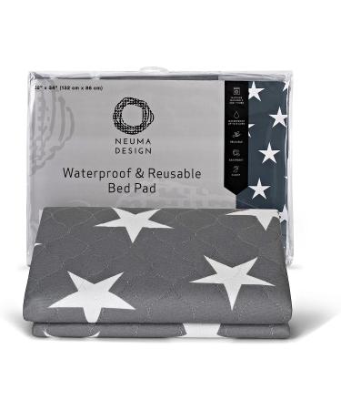 Large Reusable Bed Pad for Incontinence - Waterproof Mattress Protector for Seniors, Kids, Hospitals, and Pets - 52 x 34 - Washable (2 Pack) - Buy Online on GoSupps.com