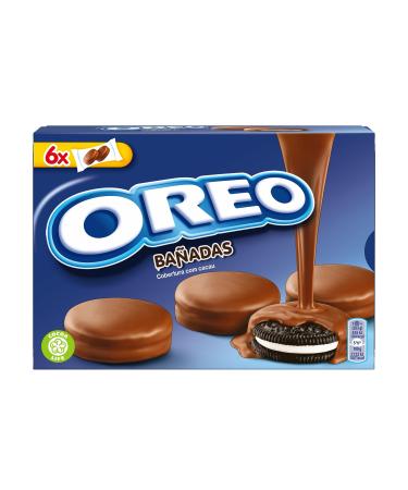 Oreo Chocolate Cookies Rellenas De Cream y Bandadas In Chocolate Black 246gr Round - Buy Online on GoSupps.com