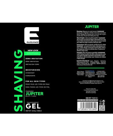 Elegance Shaving Gel Jupiter 16.9oz - Buy Online on GoSupps.com