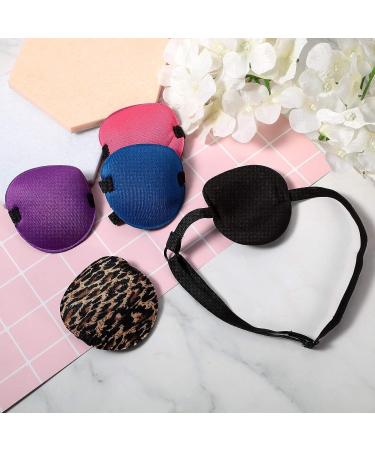 10-Piece Adjustable Eye Patch Set for Adults and Kids - Variety of Colors - Elastic Lazy Eye Patches with Buckle - Buy Online on GoSupps.com