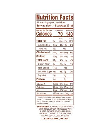 Swerve Sweets Brownie Baking Mix - Keto, Low Carb, Gluten Free, 5g Net Carbs - 12 Oz (Pack of 2) - Buy Online on GoSupps.com