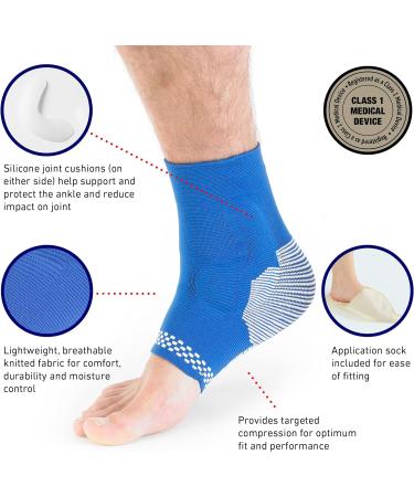 Neo G Ankle Support for Sprained Ankle, Achilles Tendonitis, Weak Ankles, Arthritis - XL 27-32 CM - Buy Online on GoSupps.com