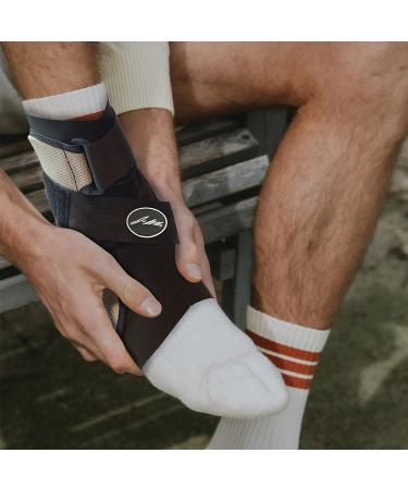 Doctor Developed Ankle Brace for Sprained Ankle Support - Men/Women - Large, Right - Buy Online on GoSupps.com
