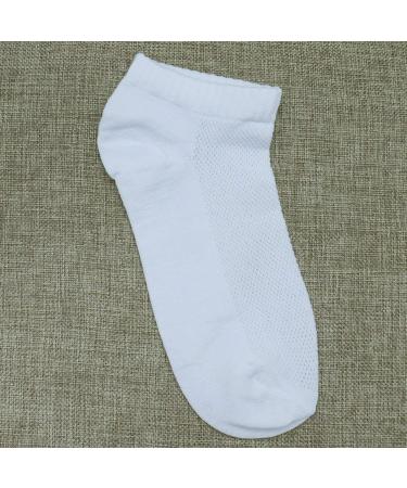 Buorsa 10 Pairs White Disposable Socks - Portable Stretchy Socks for Sports & Travel - Buy Online on GoSupps.com