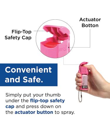 mace Mace Brand Personal Pepper Spray (Hot Pink) 12 ft Hot Pink 1 - Buy Online on GoSupps.com