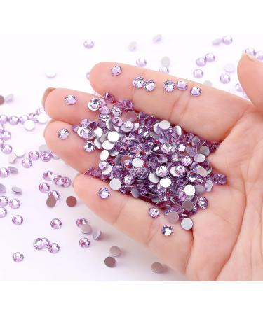 Yhmq 2160pcs Rhinestones & Nail Crystals Amethyst SS20 (4.6mm & 4.8mm) for Stunning Nail Art - Buy Online on GoSupps.com