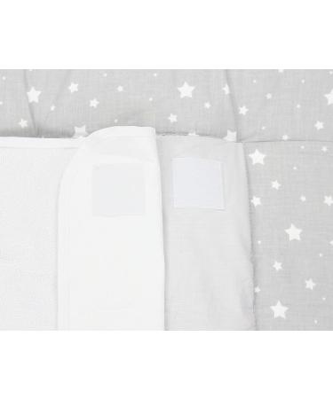 Tuptam Changing Pad with 2 Terry Covers - Stars Gray 70x70 cm | Model Mar02579 - Ideal for International Shipping - Buy Online on GoSupps.com
