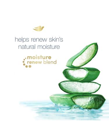 Dove Body Wash 100% Gentle Cleansers Hydrating Aloe & Birch - Sulfate-Free, 22 Fl Oz (Pack of 4) - Buy Online on GoSupps.com