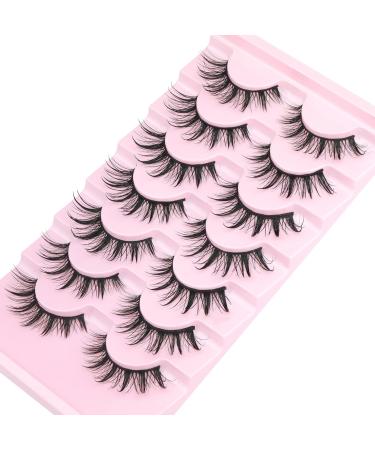 Shop Geeneiya Manga Lashes - Natural Look 3D Spiky Thick False Eyelashes for Anime Cosplay & Korean Makeup | International Shipping - Buy Online on GoSupps.com